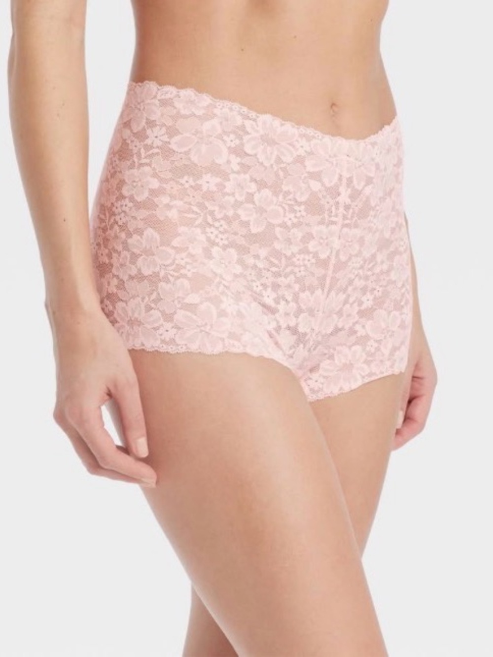 Set of 2 Auden Women's Allover Lace Boy Shorts Pink Size XS (0-2) NWT